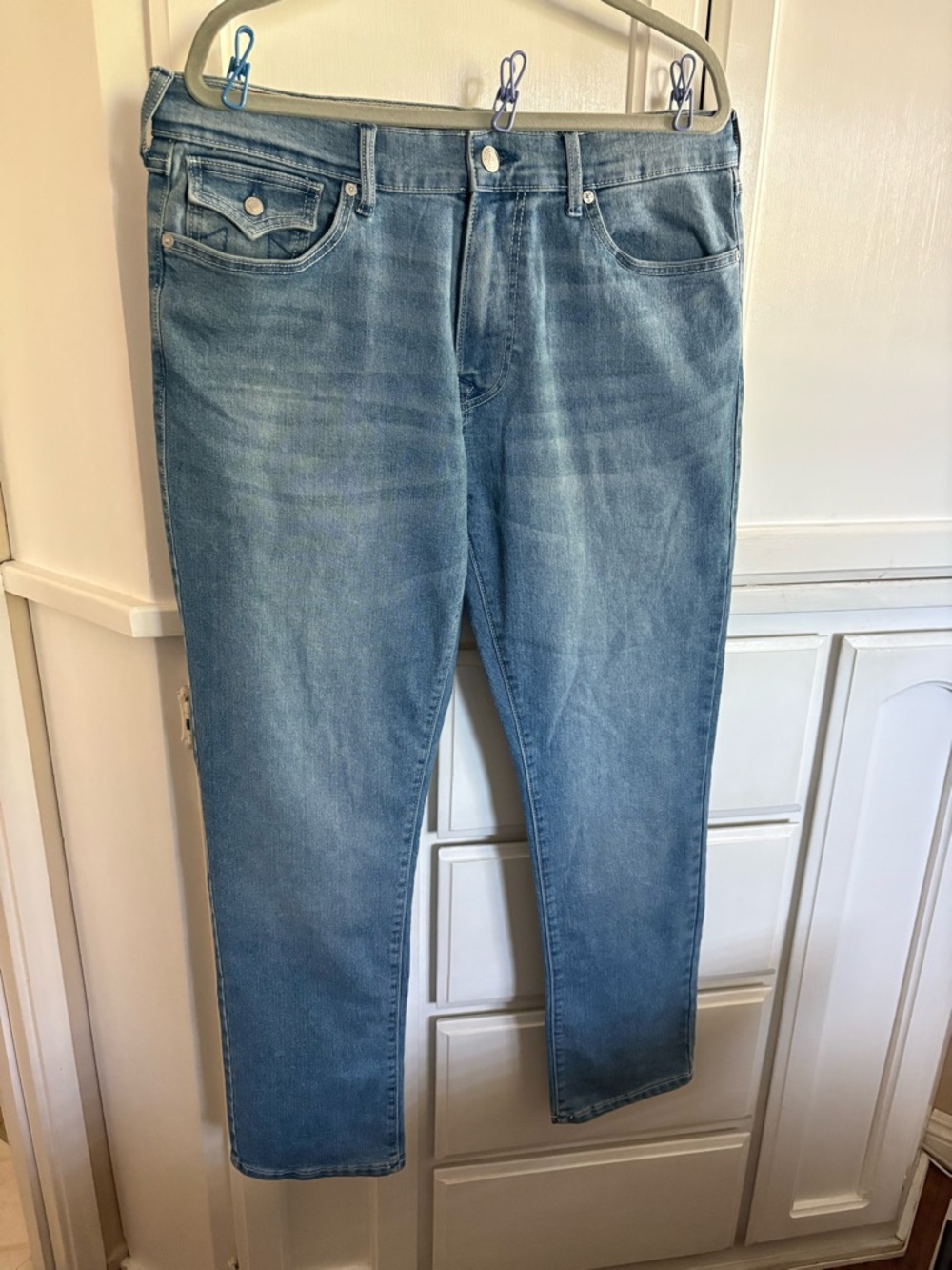 True Religion Light Blue Relaxed Fit Jeans